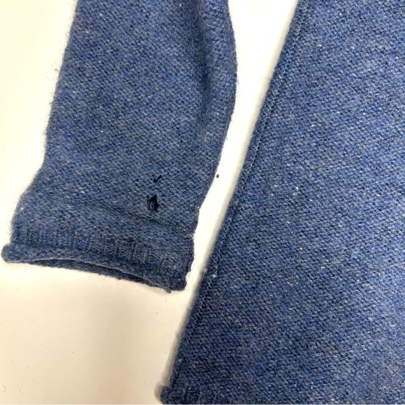 Wool sweater 90s vintage studio works blue Size large - Picture 8 of 11